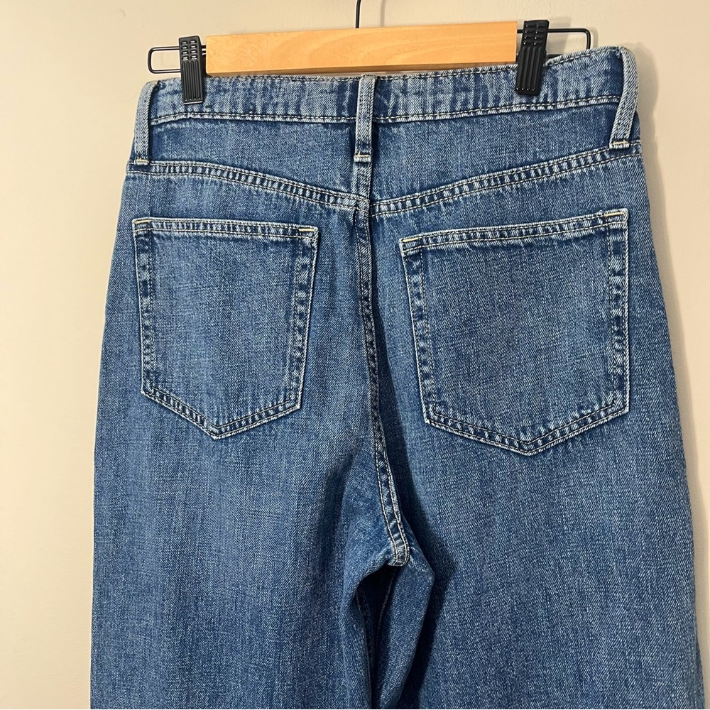 GAP High Rise Wide Leg Jeans Size 28 Size 6 - Picture 6 of 8